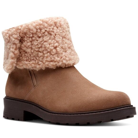 Clarks Opal Zip Cold-Weather Booties Women S Shoes (size 6) - Picture 1 of 8